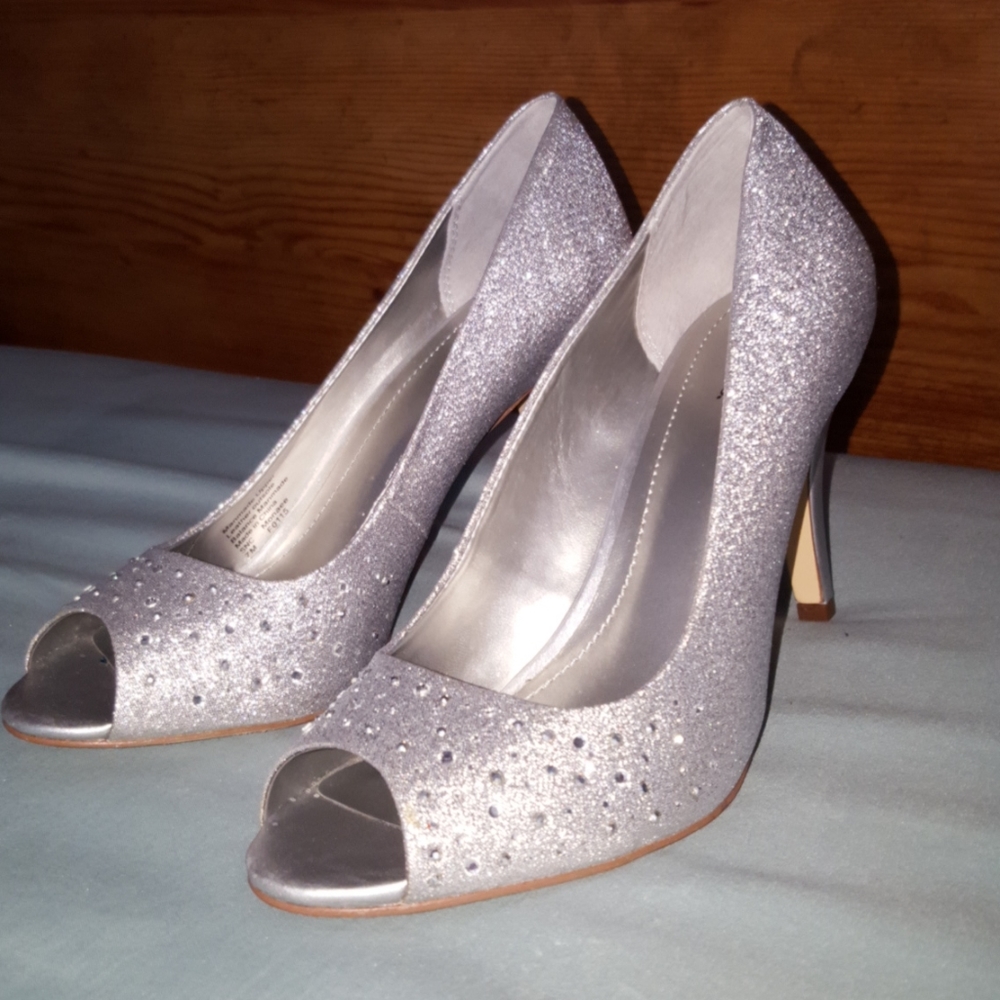 Silver heels